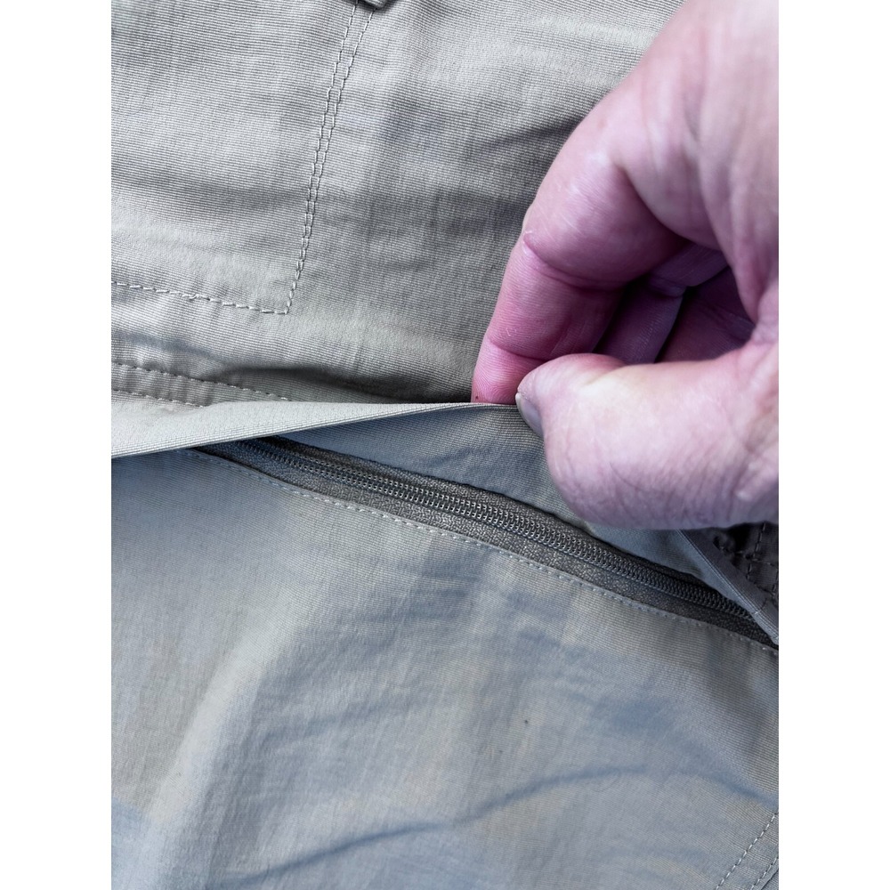The North‎ Face Pants Women 6 Convertible Nylon Blend Hiking Zip Off Short Beige - Picture 3 of 14